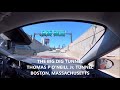 driving through the big dig tunnel boston massachusetts 2021