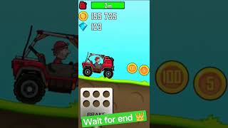 Hill climb racing New Red Jeep 👑 gameplay #shorts #hcr #hillclimbracing #games #gameplay