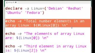Array Operations in BASH - English