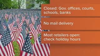 What's open and closed this Memorial Day