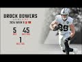 Brock Bowers Week 9 Replay: Every Target and Catch @ Cincinnati Bengals