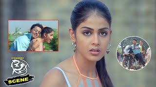 SS Rajamouli Sye Kannada Movie Scenes | Nithin Fools Genelia & Ride with her Closely