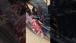 BIKE ACCIDENT 💐 FROM KTM DUKE SPEED 140 🔥TODAY NEW VIRAL VEDIO SUBSCRIBE PLZ #short#bike accident