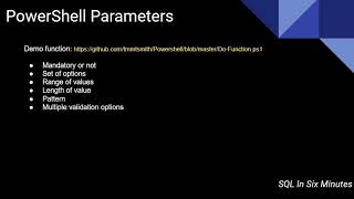 PowerShell: Multiple Validations For A Parameter