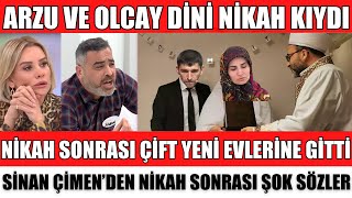 SANA DEĞER ARZU ÇİMEN VE OLCAY HOTLU DİNİ NİKAH KIYDI 2 KATLI BEYAZ RENKLİ EVLERİ DİKKAT ÇEKTİ SİNAN