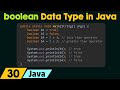 The boolean Data Type in Java