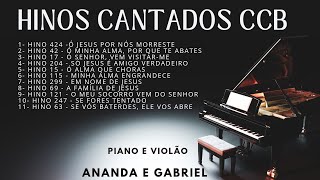 Hinos Cantados CCB - Piano e Violão - Ananda Freitas e Gabriel