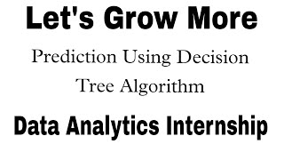 Task-2 || Prediction Using Decision Tree Algorithm || LGM || Data Analytics || Internship