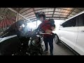 kawasaki z650rs road trip insta360 x2