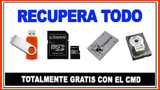 Como Recuperar Archivos Borrados de Memorias USB Tarjetas SD y Discos Duros✅