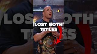 When RVD lost BOTH titles in a MONTH #wwe #wrestling #shorts