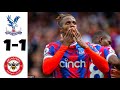 HIGHLIGHTS : Crystal Palace vs Brentford FC 1-1 - Premier League - Match Highlights Zaha Goal