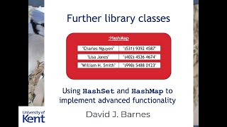 Chapter 6, video 2: HashSet, HashMap and the wrapper classes