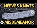 Knife Reviewer Reviews A Knife Designed By A Knife Reviewer? | Neeves Knives Misdemeanor | Review