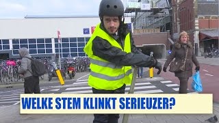 Streetlab - Welke stem klinkt serieuzer?