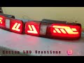 kustom led creations nissan b13 sentra custom taillights.