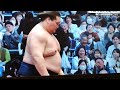 令和６年春場所５日目　照ノ富士対王鵬