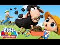 Domba Hitam | Lagu Anak - Baa Baa Black Sheep | Little Angel Bahasa Indonesia