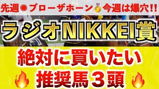 【ラジオNIKKEI賞2024 予想】大穴に最高評価！プロが\