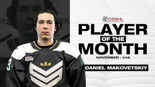 Daniel Makovetskiy - November U15 Player of the Month