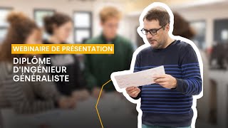 Webinaire de présentation - Titre d'ingénieur généraliste - Centrale Lille Institut