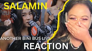 BINI - SALAMIN SALAMIN WISH BUS LIVE | REACTION