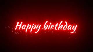 happy birthday song 🎈🎉🎉black screen lyrics 1234 happy birthday song #birthday #party#UjwalHRcreation