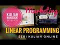 Kuliah Online Linear Programming Solver Excel Kasus Iklan Marketing PART 1