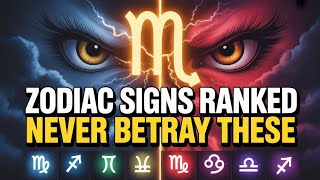 Ranking the 12 Zodiac Signs When Betrayed | Most to Least Dangerous