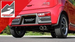 モンスタースポーツ TYPE GT-XXマフラー アルトターボRS [HA36S] [MONSTER SPORT TYPE GT-XX Muffler ALTO turbo RS[HA36S]