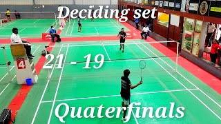 AKSHAYA ARUMUGAM vs PRAVANTHIKA RAGAVAN Deciding Set Quaterfinals TN State Championship 2021 Chennai