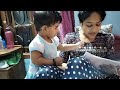 জীউ গ ল মাহীয়েকৰ লগত পৰীক্ষা দিবলৈ cutebaby viralvideo babygirl love family