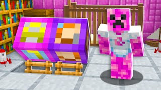 I Found Baby Preston's Girlfriend's SECRET House - Minecraft