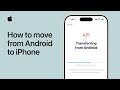 How to move from Android to iPhone | Apple Support