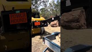 Skid steer 40 tonne log splitter