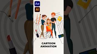 How to Create Cartoon Animation | After Effects & Illustrator Workflow Tutorial
