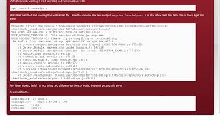 node module version conflict when installing modules for electron