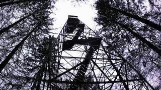 Inside an abandoned PA Fire Tower! - Cherry Springs and Goodall