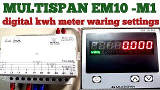 This EM10 M1 Digital KWH Meter Will Blow Your Mind!