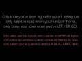 Passenger - Let her go.   [Lyrics + Sub español]