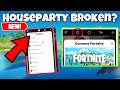 How To Link Houseparty To Fortnite NOT WORKING?