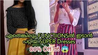 കോളേജ് \u0026 ഓഫീസിൽ   പോകുമ്പോൾ ഇടാൻ പറ്റിയ STYLE DRESSES 80% Off 😱🤩 Myntra Online Shopping Haul