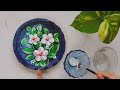 মাটির থালায় কীভাবে ভার্নিশ করবে matir thala painting how to apply vernish on clay plate