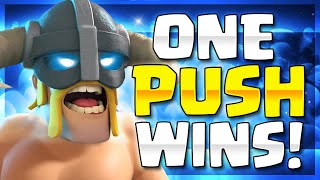 3 CROWN IN ONE PUSH ONLY!! #1 MOST ANNOYING DECK IN CLASH ROYALE!!