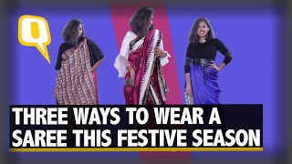 This Durga Puja Wear the Saree With a Twist | The Quint