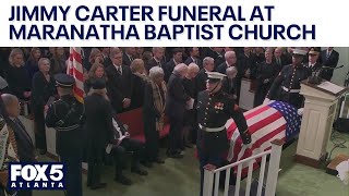 Jimmy Carter Funeral - Maranatha Baptist Church service Plains, Georgia | FOX 5 News