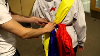 [보스턴전수관'12SP for Cornell Shimtah] How to tie three-color ribbon 삼색띠 매기