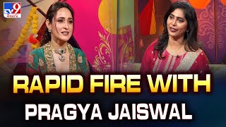 Rapid Fire With Pragya Jaiswal | Actress Pragya Jaiswal - TV9