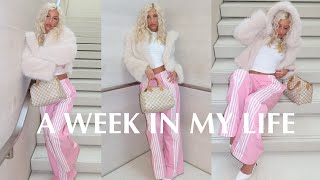 A WEEK IN  MY LIFE LIVING IN ATL | first week of class + workout routine + what I eat in a day