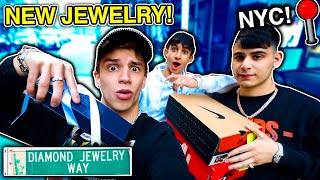 MY NEW DIAMOND JEWELRY REVEAL!! *THE CRAZIEST DEAL* - Shopping in NYC